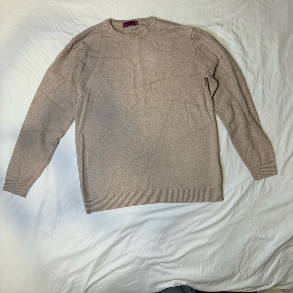 Men's Beige Sweater
